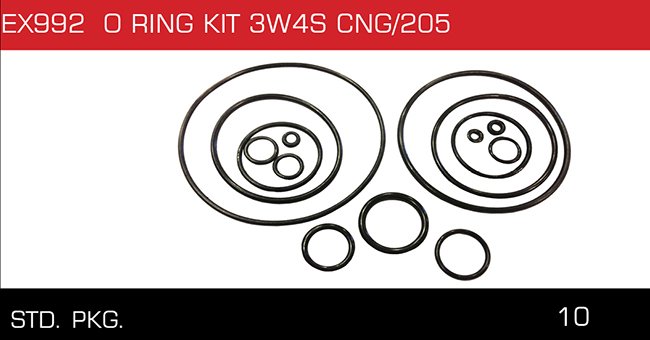 EX992 O RING KIT 3W4S CNG 205